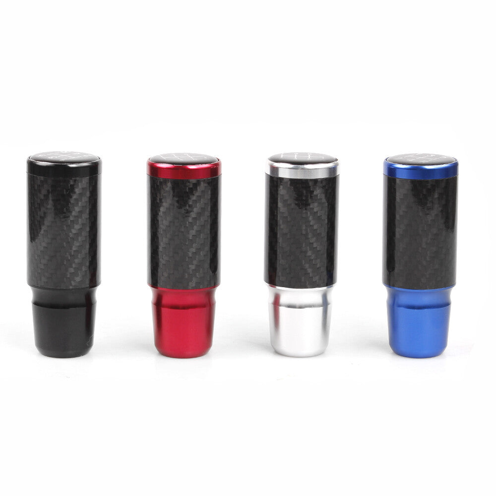Universal 5/6 Speed Carbon Fiber Auto Manual Gear Stick Lever Car Shift Knob