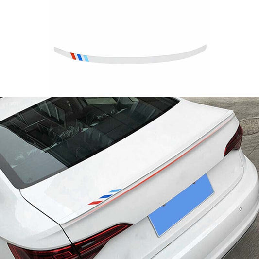 White 1PCS ABS For 2019-2021 for Volkswagen for Jetta Mk7 Rear Trunk Spoiler Wing Flap