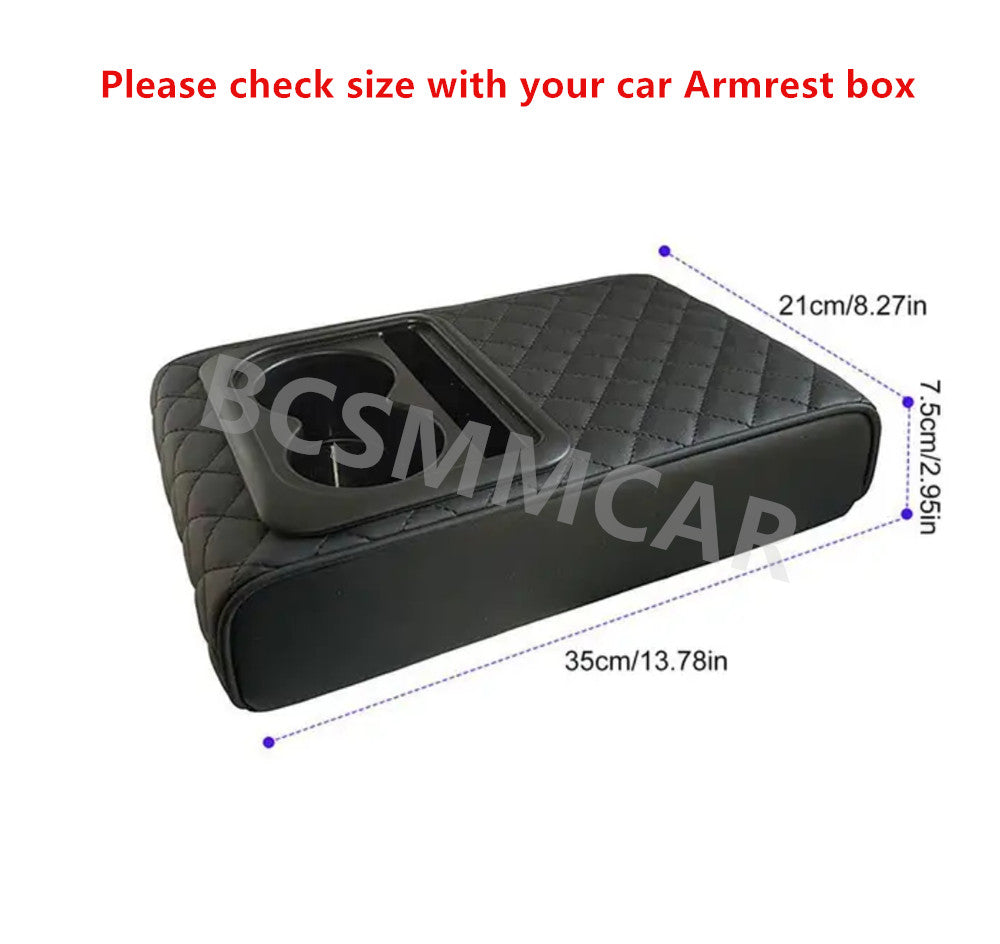 Armrest Cushion Cover Console Box Pad Protector Car Accessories Heighten Pad