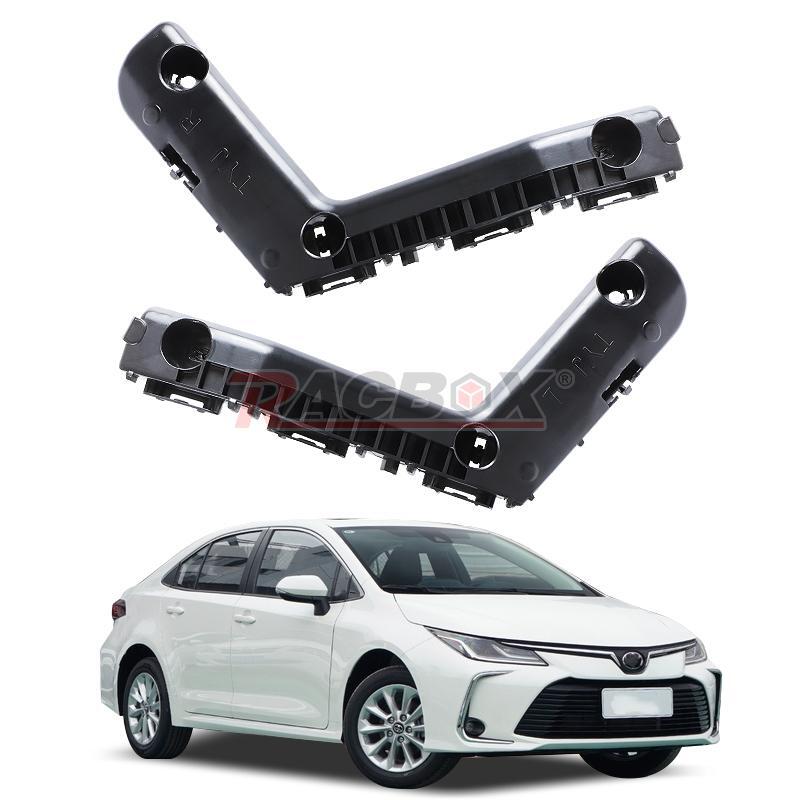 2 Front Bumper Retainer Brackets Left Right fit for Toyota for Corolla 2017-2019