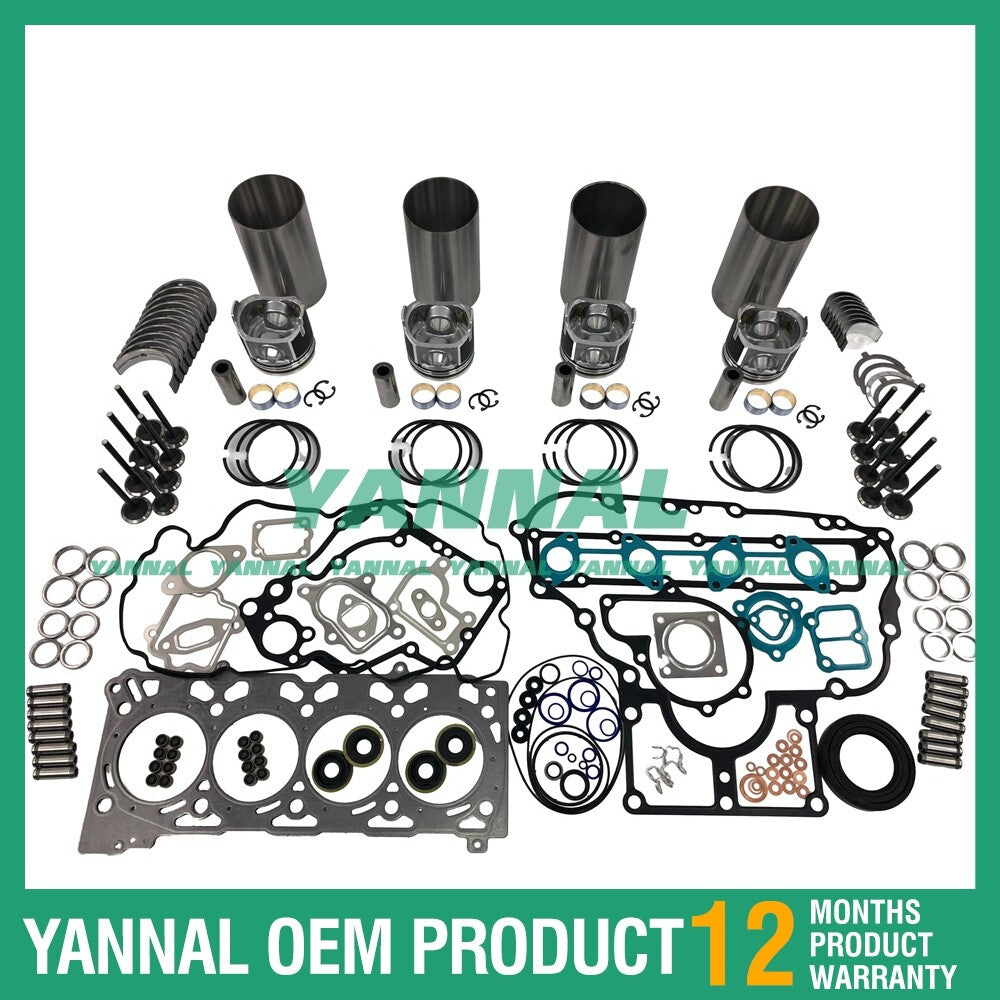 new V2607 diesel engine with Kubota overhaul and rebuild kit and gasket kit