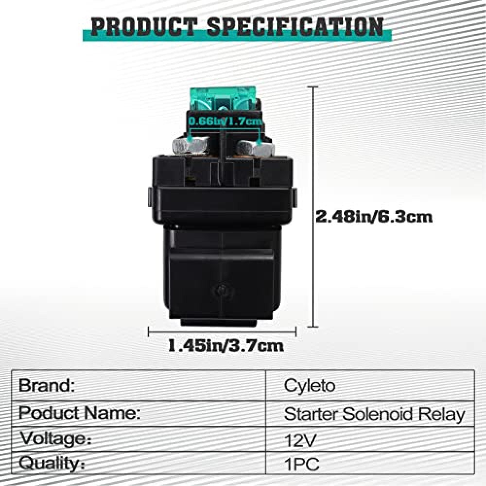 Starter Solenoid Relay for Arctic Cat 500 4X4 Tbx Trv Auto for Man 1998-2003 400 4x4