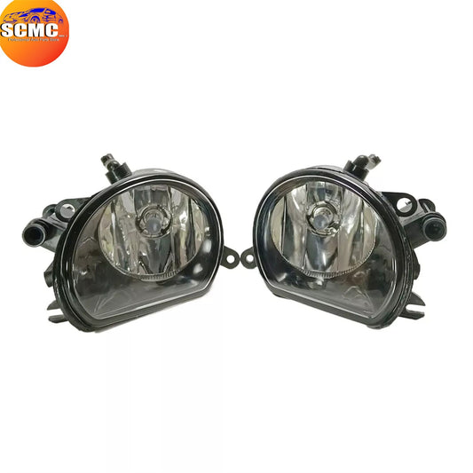 Pair Of Front Bumper Halogen Fog Lamp Assembly for AUDI Q7 10-15 4L0941699A/700A