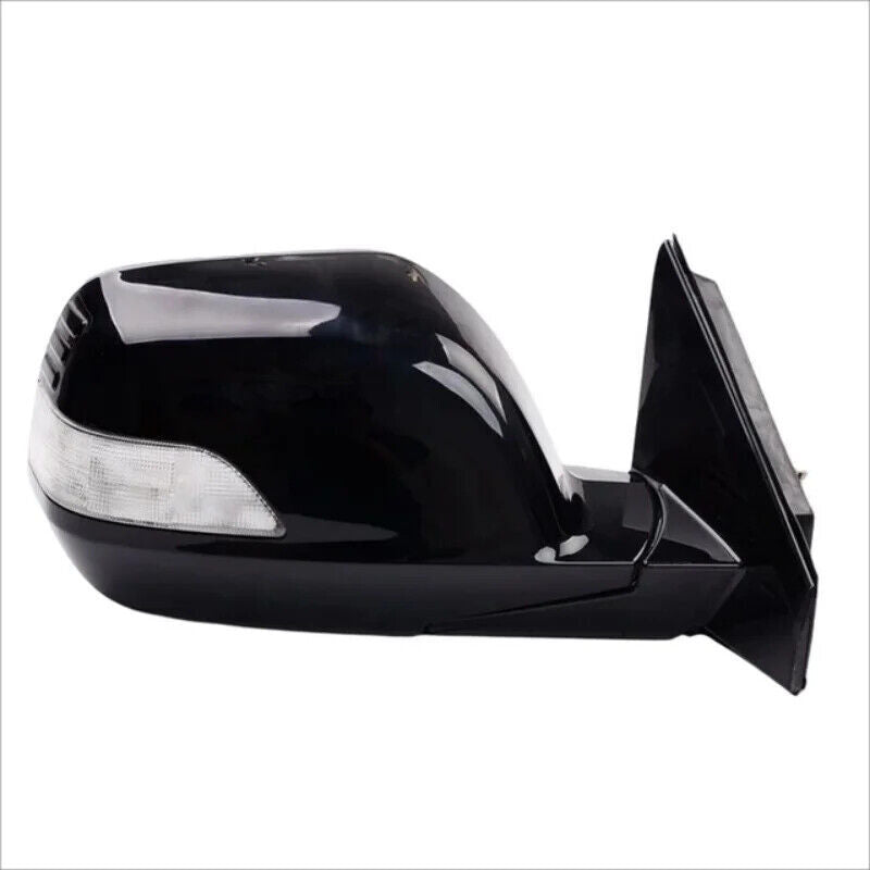 Pair Black Door Side Mirror W/ Signal Light Heated 9PIN for HONDA CRV 2007-2011