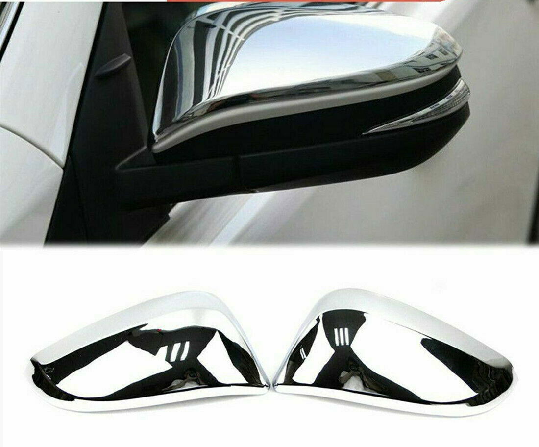 Fit for Toyota RAV4 2013-2018 ABS Chrome Side Door Mirrors Rearview Trim Covers