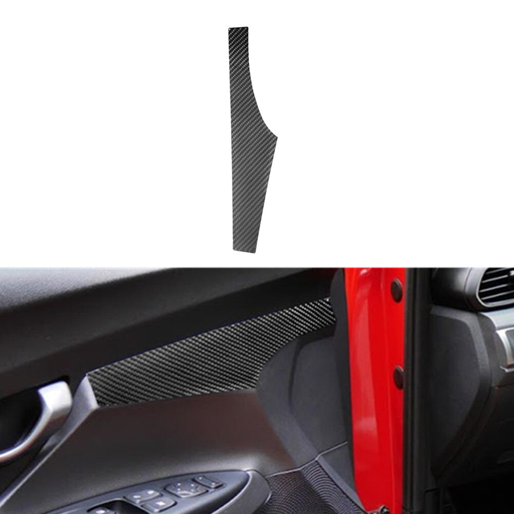 Carbon Fiber Driver Side Door Panel Cover Trim for Hyundai for Veloster JS 2019-2022