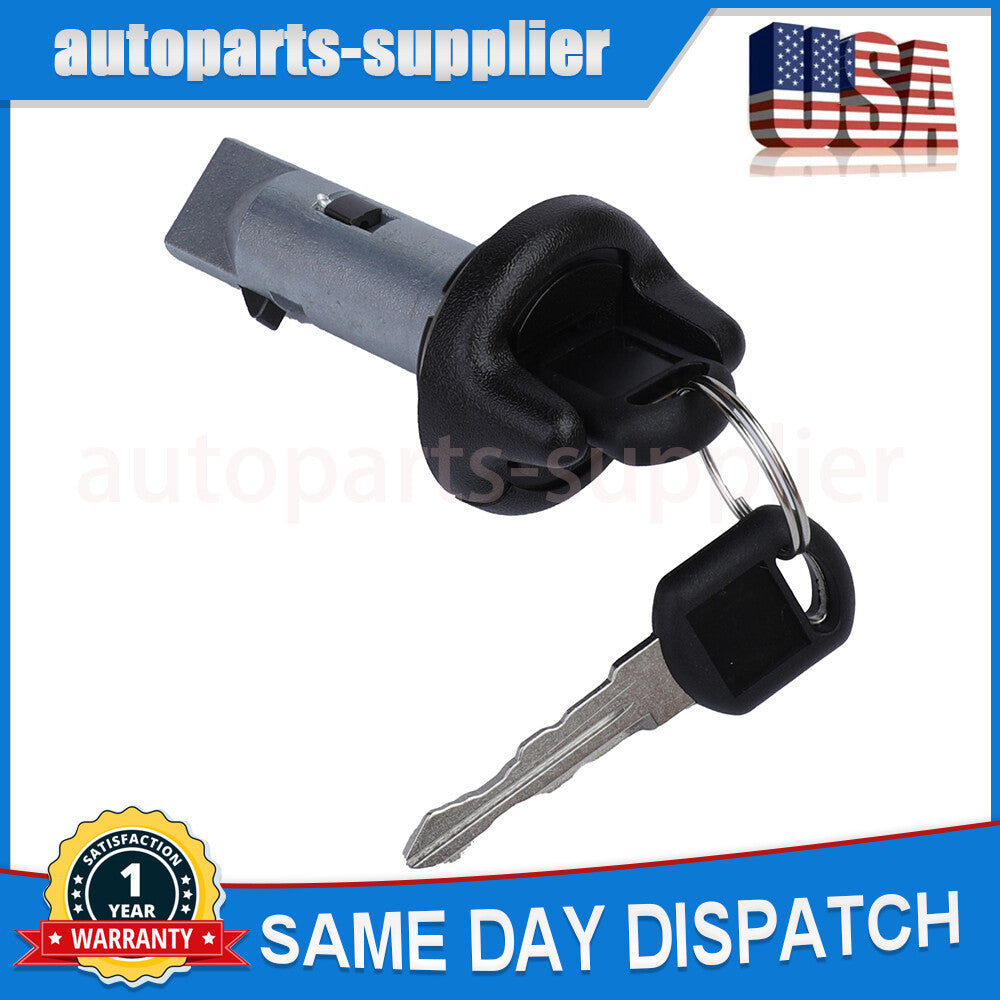 Ignition lock cylinder with key, black frame, suitable for Chevrolet for GMC for Oldsmobile 26049532