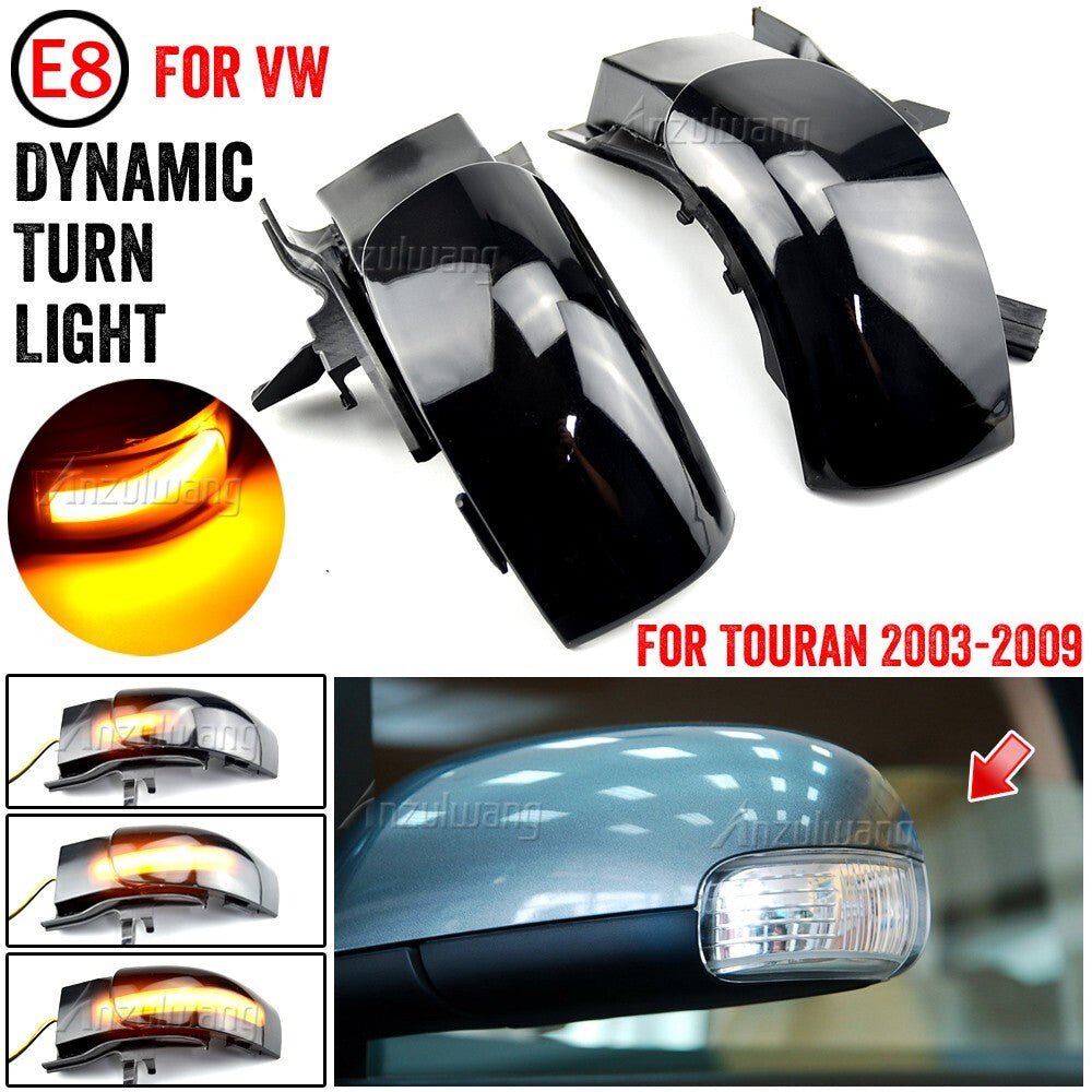 Dynamic Side Turn Signal Light for Volkswagen for VW Touran 2003-2009