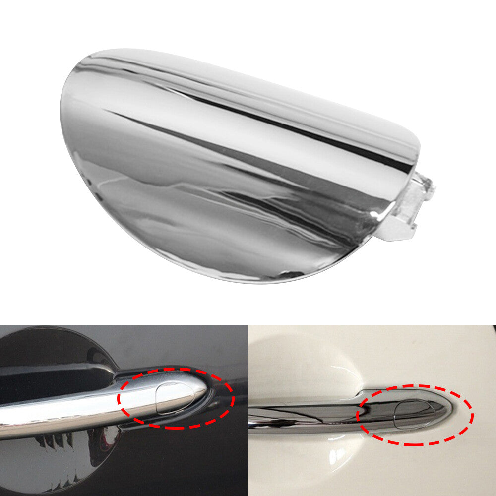 Door Handle Lock Hole Cover Cap Plastic for Mini Cooper F55 F56 2013-19 Chrome