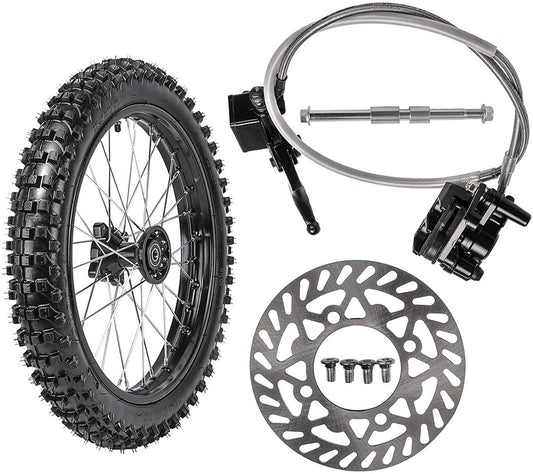 70/100-17 rim, 17-inch front disc brake for Pit bicycle, Taodao SSR 125cc 140