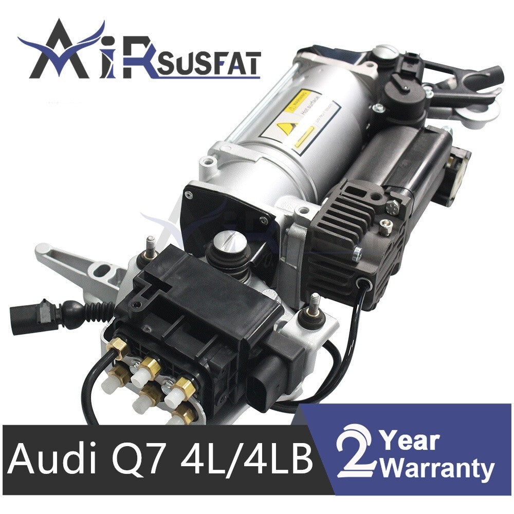 for Audi Q7 4L/4LB Air Suspension Compressor Pump  Bracket  Valve Block 07-15