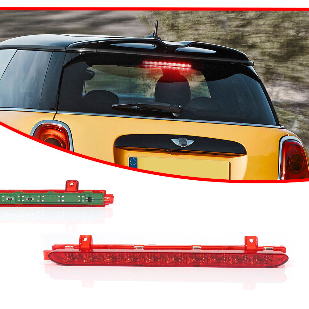 Red lens, red LED, high mounting, 3rd brake light suitable for 2007-13 for Mini Cooper,Countryman.