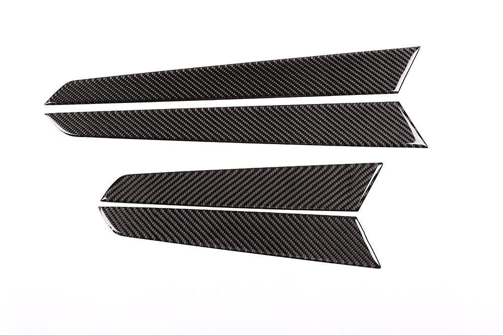 4¡Á Carbon Fiber Interior Door Panel Cover for Mercedes-Benz C Class W204 2007-13