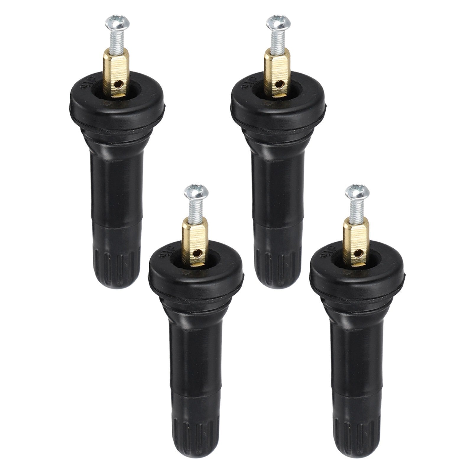 Equipment Manufacturer Replacement Rubber Valve Stems for JMC for Cadillac and for Chevrolet 4-Piece Kit