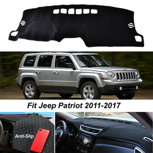 1X Inner Dashboard Dash Mat Non-slip DashMat Sun Shade for Jeep Patriot 2011-17