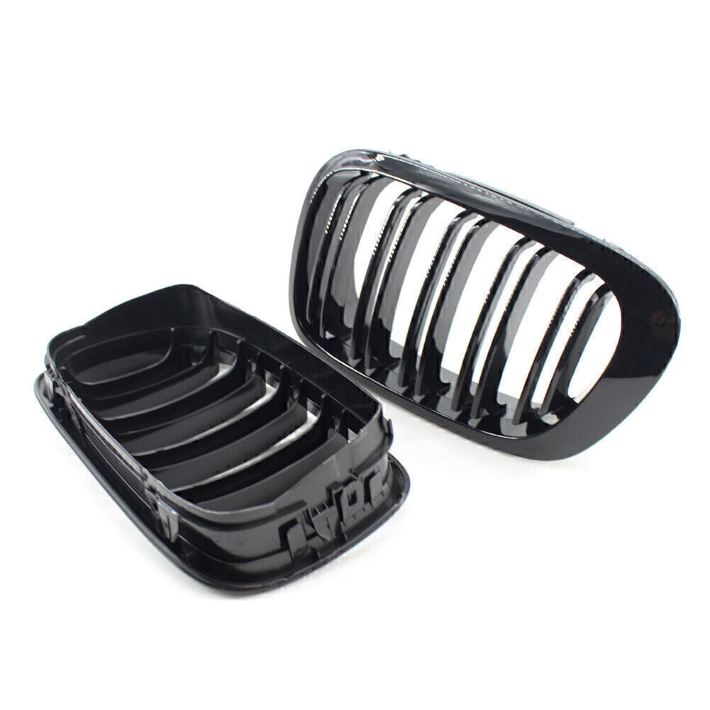Fit for BMW 3 Series E46 Coupe/Cabrio M3 Coupe Pair Front Kidney Bumper Grille Car
