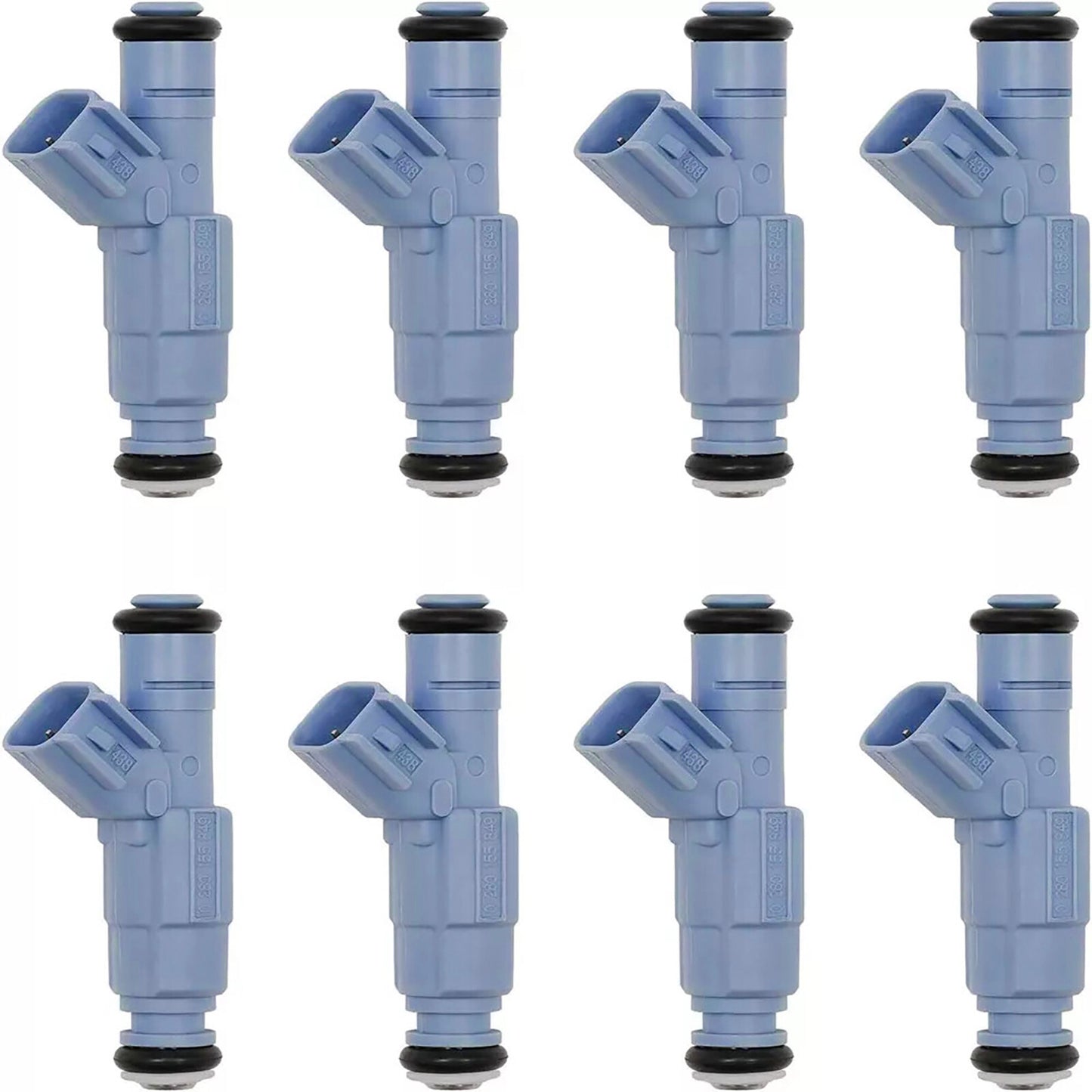 Plastic 8PCS Fuel Injectors for Dodge Dakota Durango for Ram 1500 4.7L V8 2001-2007