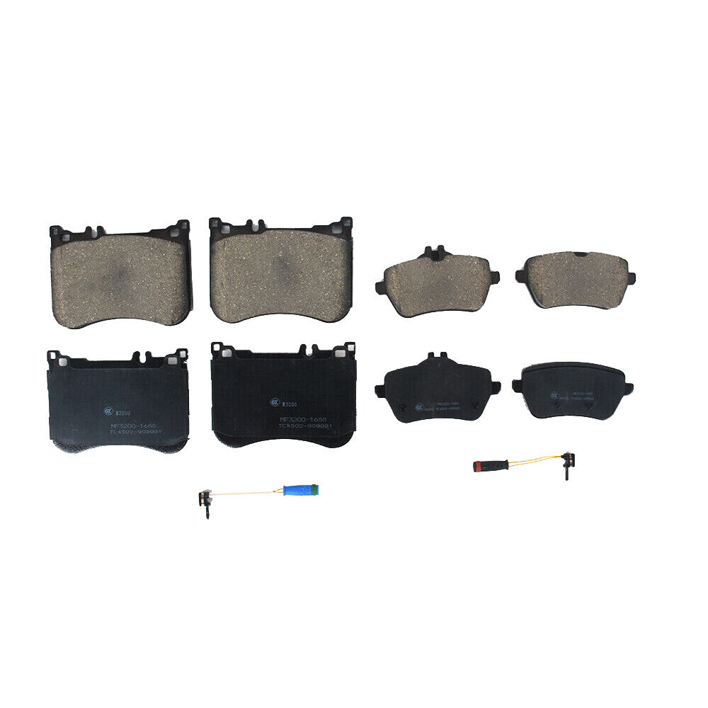 New Fits 2014 2015 2016 2017 for Mercedes S class S550 S550e front rear brake pads