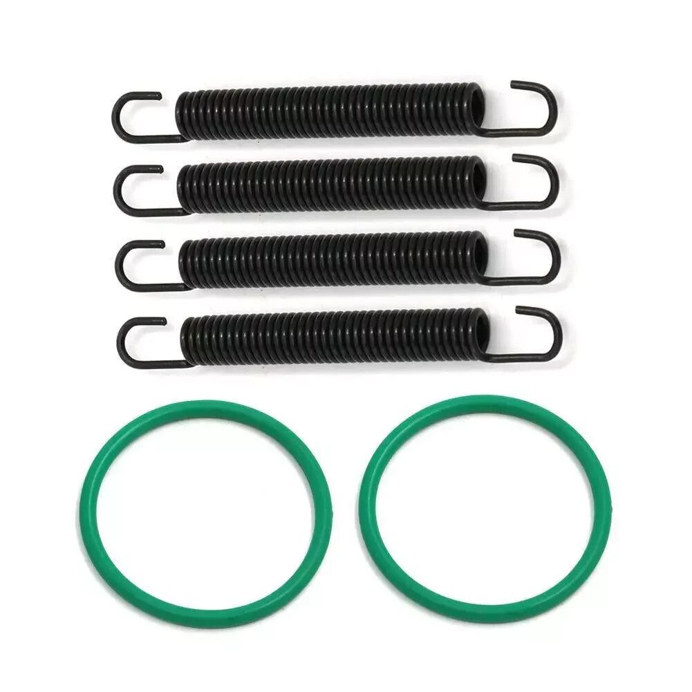 Exhaust Spring Muffler Rings Gaskets Kit for Yamaha Banshee YFZ350 1987-06