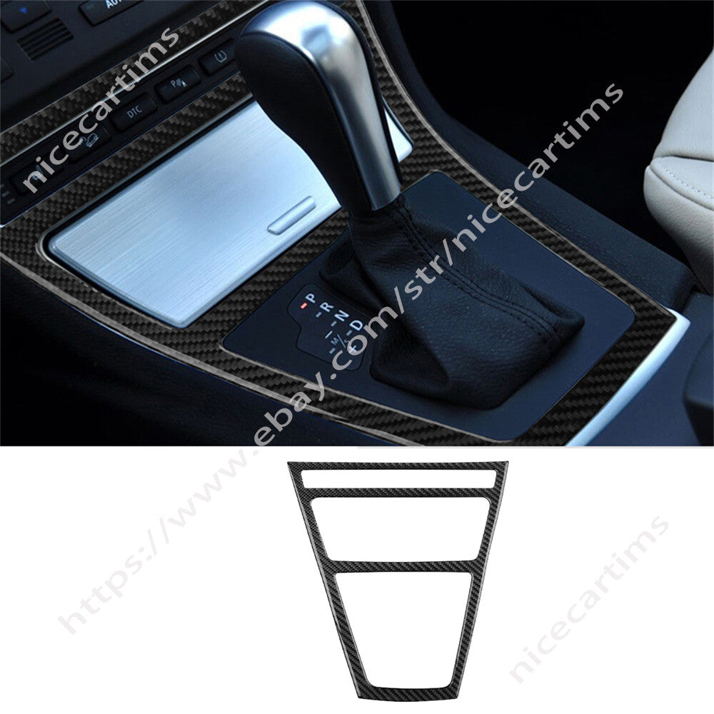 Fit for BMW X3 E83 2004-2010 Carbon Fiber Central Control Gear Shift Panel Cover