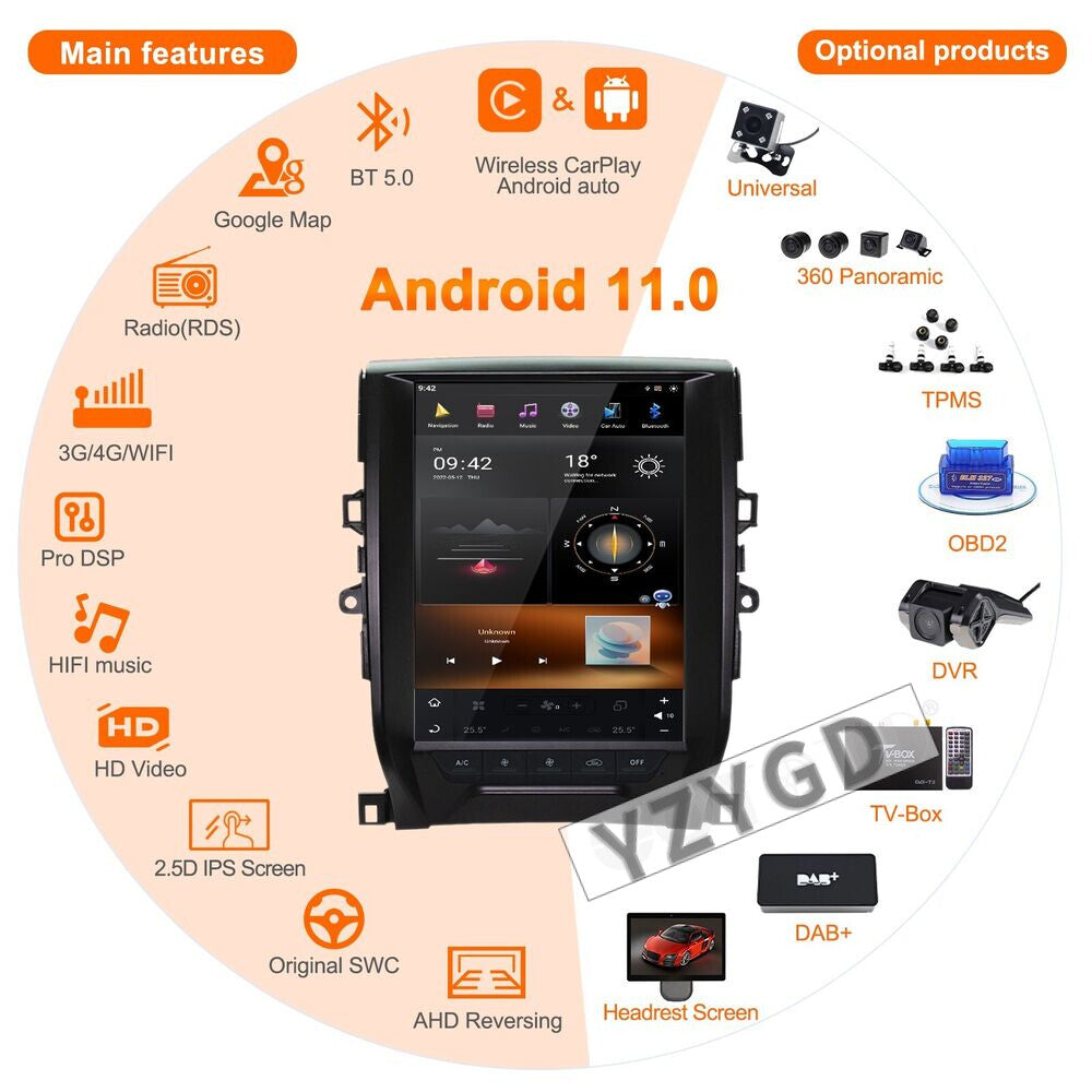 for Toyota Reiz 2010-2013 Android 2Din CarPlay Car Radio Stereo Receiver Screen