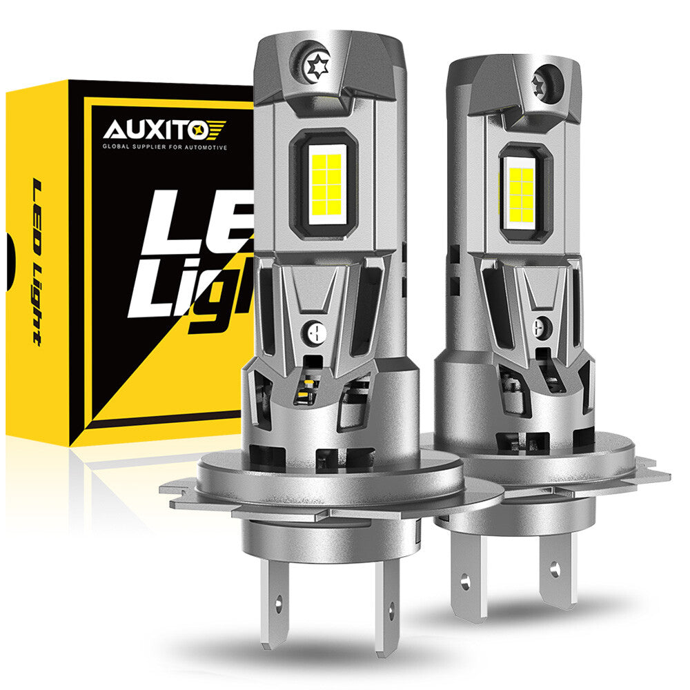 2nd Generation AUXITO H7 LED Whitening Lamp for Seniors 6500K Whitening 22000LM 120W