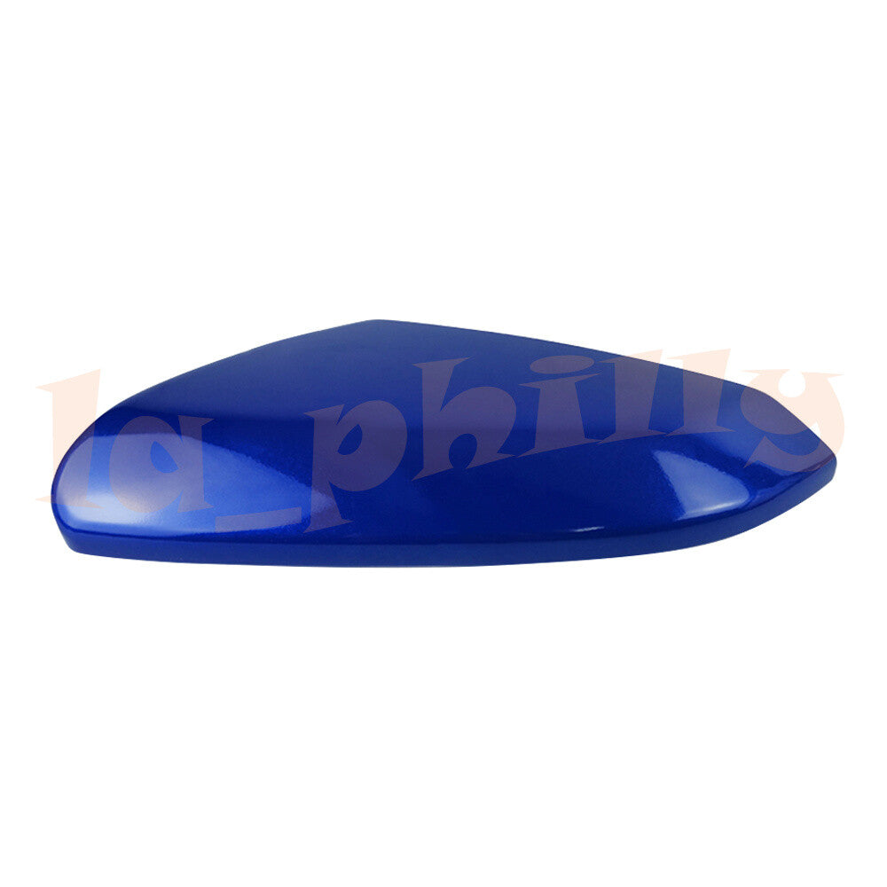 Front Left Side Mirror Cover Trim Cap Plastic Fit for Honda for Civic 2016-2020 Blue