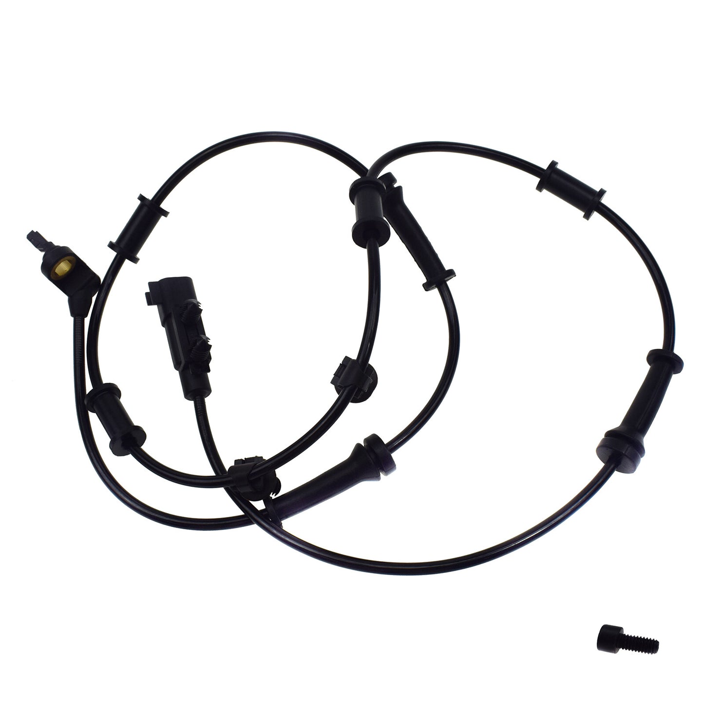 2-Piece Front ABS Wheel Speed Sensor for 2007-2017 for Jeep for Wrangler JK - Original Equipment Manufacturer 68003281AC