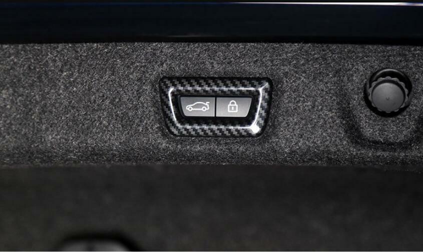 for BMW X5 G05 2019-23 ABS Carbon Fiber Back Door Tailgate Switch Frame Trim 1P