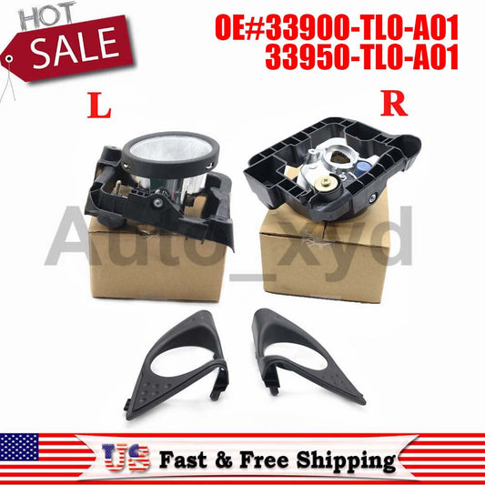 Fog Driving Light Lamp LH+RH covers 2009 2010 Replacement for Acura TSX 2.4-3.5L