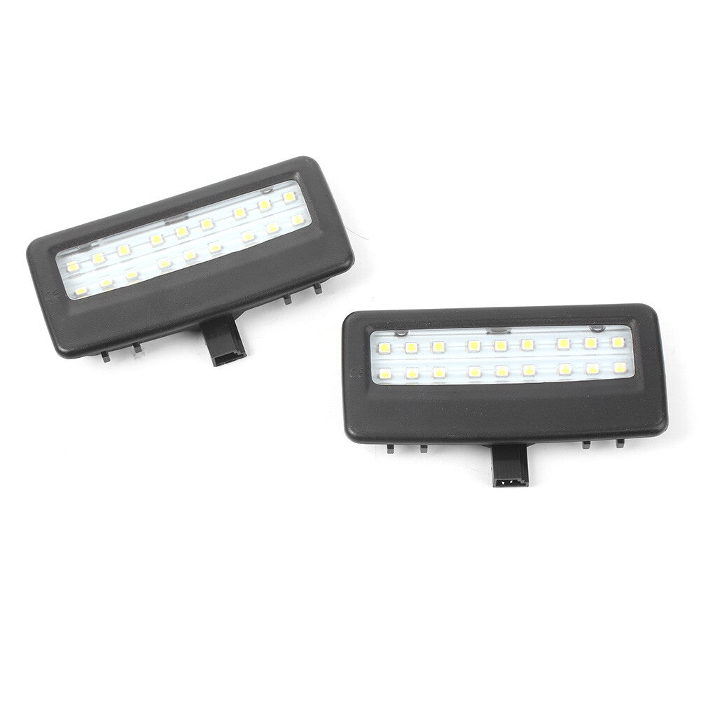 2Pcs Error White LED Vanity Mirror Visor Lights Lamp Fit for BMW 5 7 Series