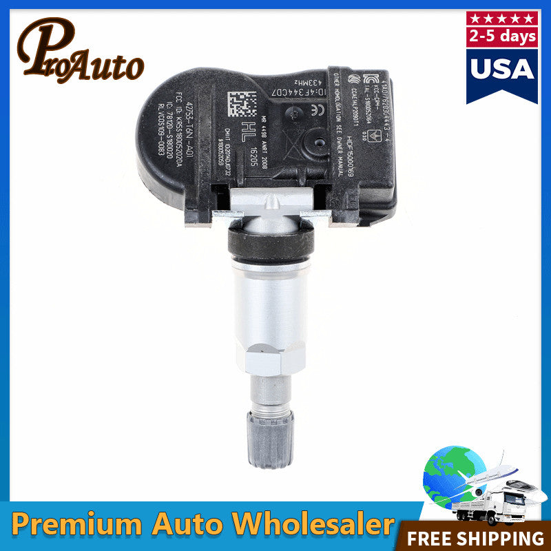 Set of 4 TPMS Tire Pressure Sensor for Honda Odyssey for Acura TLX 42753-T6N-A01