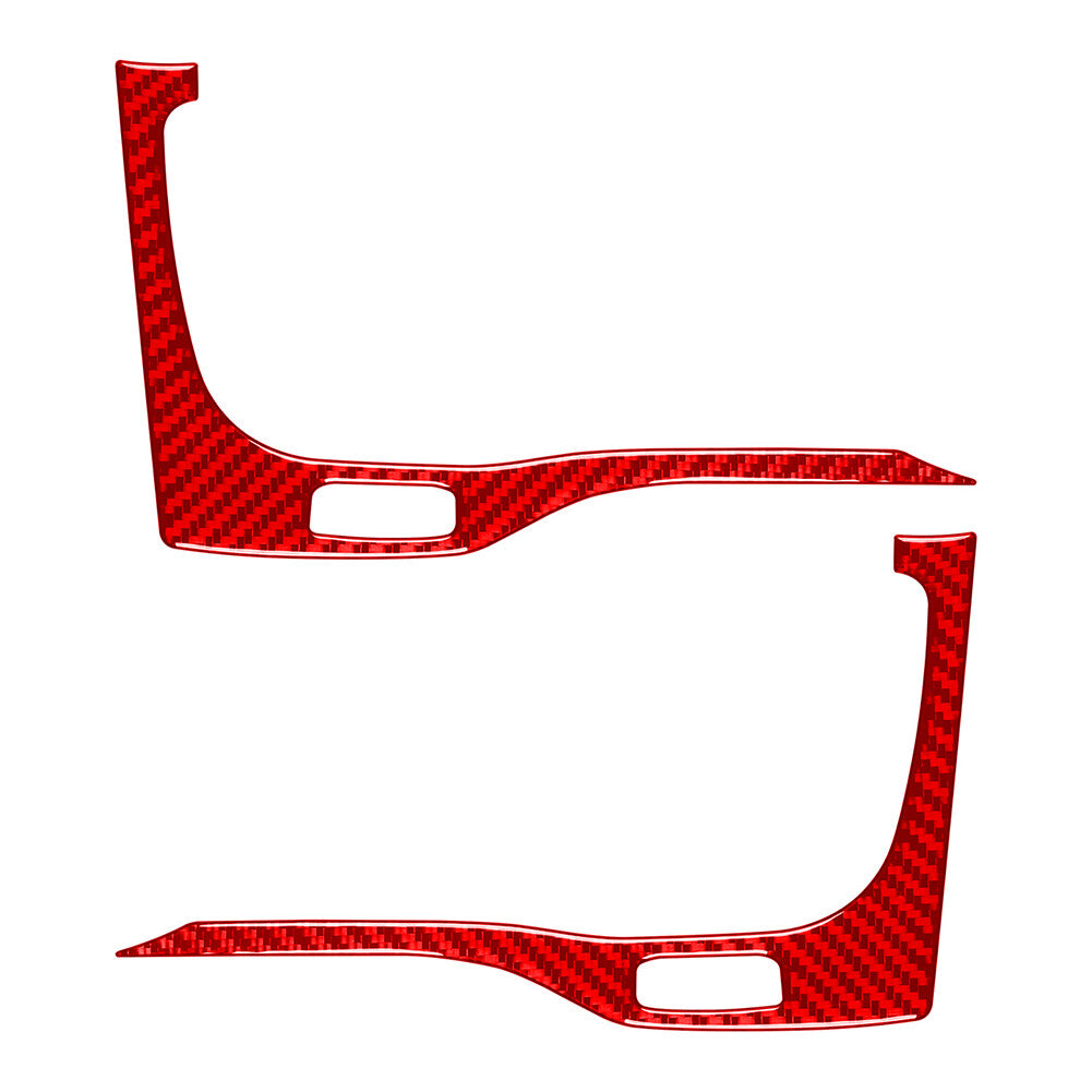 Red Dashboard Side Air Vent Outlet Cover Trim for Jeep Cherokee 2014-2023