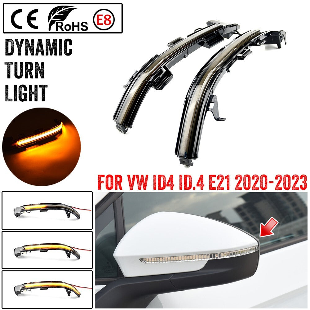 Dynamic Side Turn Signal Light for VW ID4 ID.4 E21 2020-2023