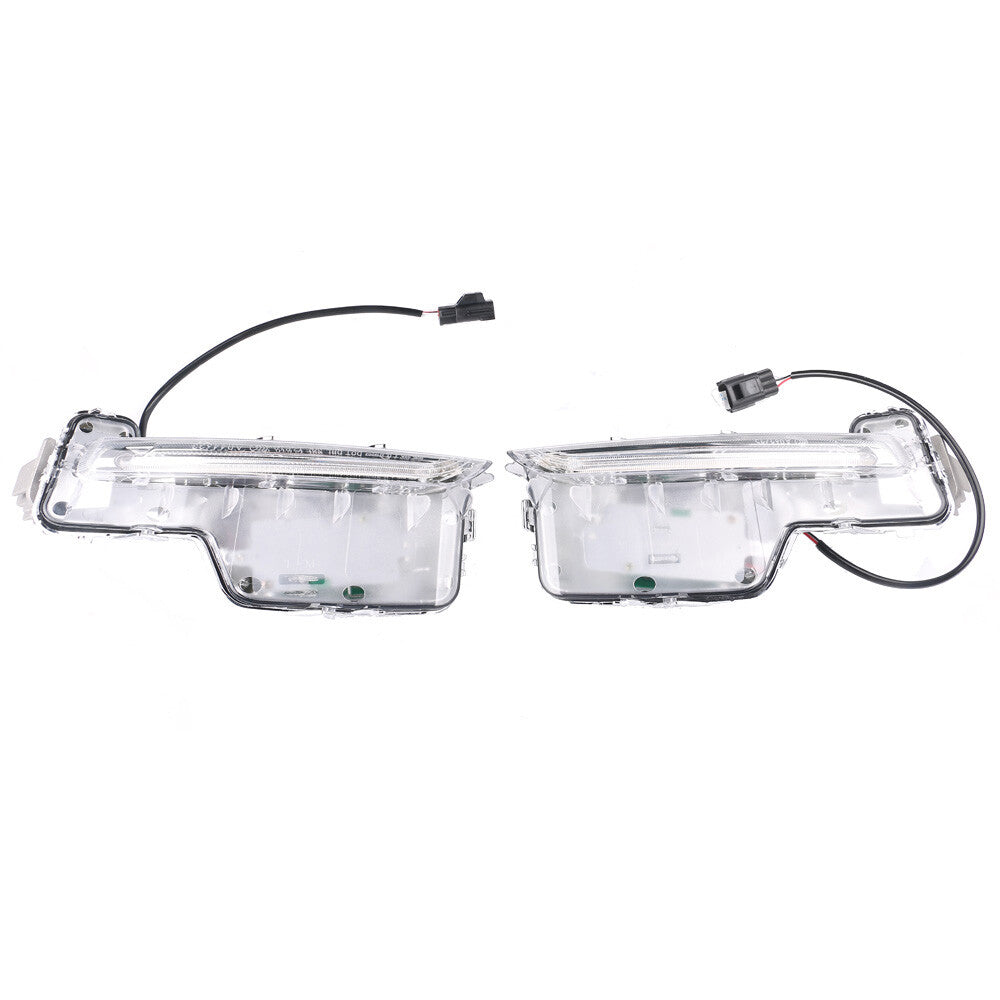 2Pcs Fits for Volvo S60 Front Bumper Light LHRH Clear Lens 2014 2015 2016 2017 2018