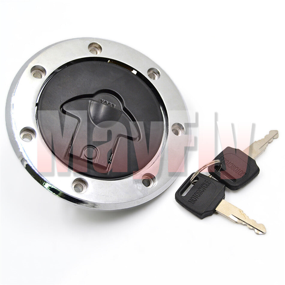 Fuel Gas Tank Cap Cover Lock W/Key Fit for Kawasaki ZX900 ZX-9R GPZ900/R