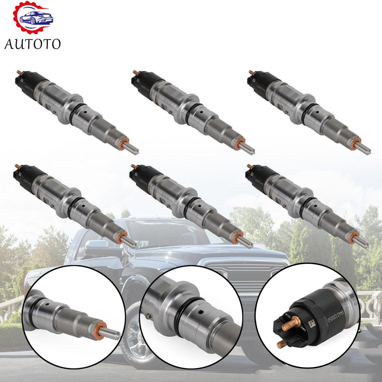 6Pcs Diesel Fuel Injector Fit for Dodge for Ram 2011-2012 0445120188 6.7L