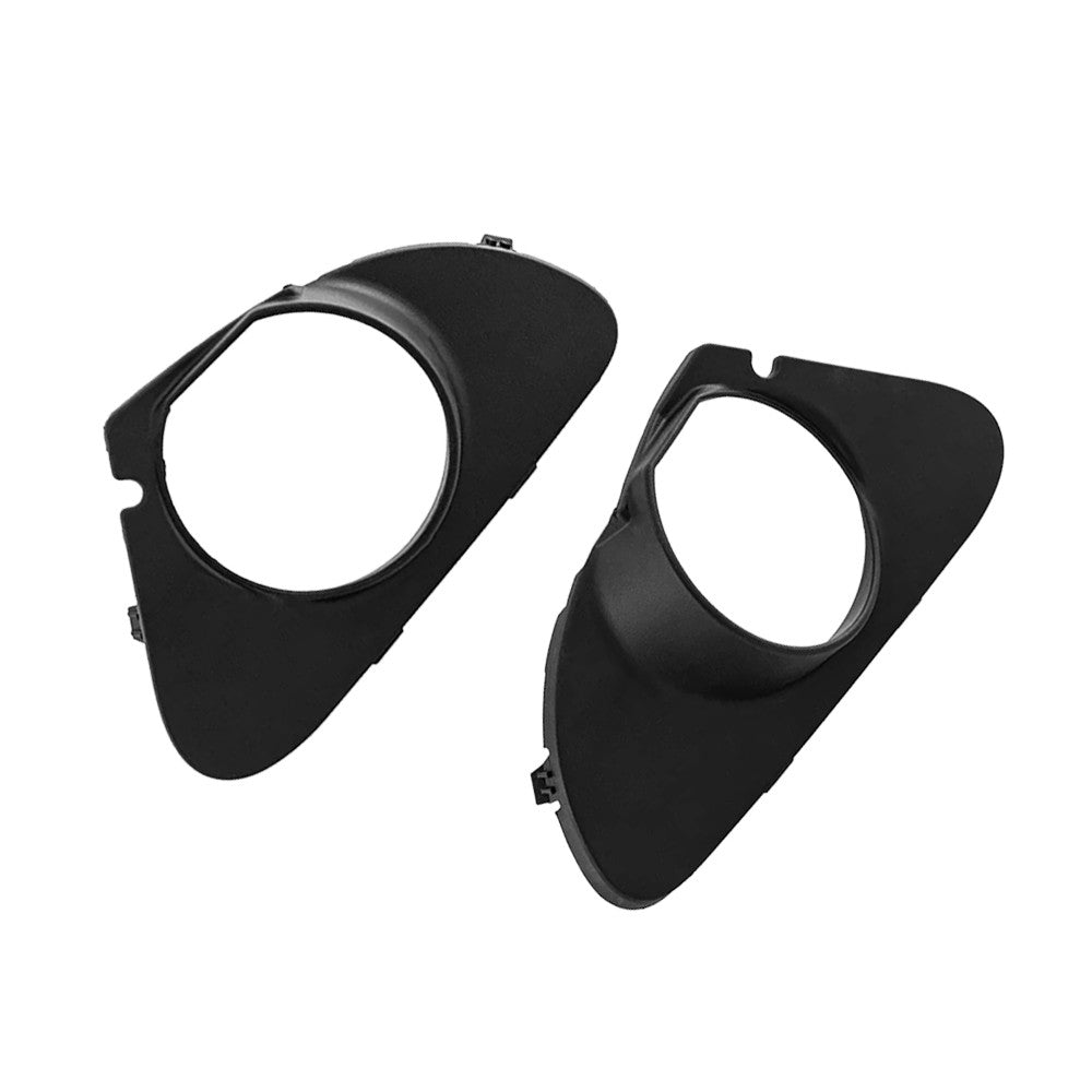 Left + Right Front Bumper Fog Light Lamp Covers Frame For 645CI 650I 650Ci 645