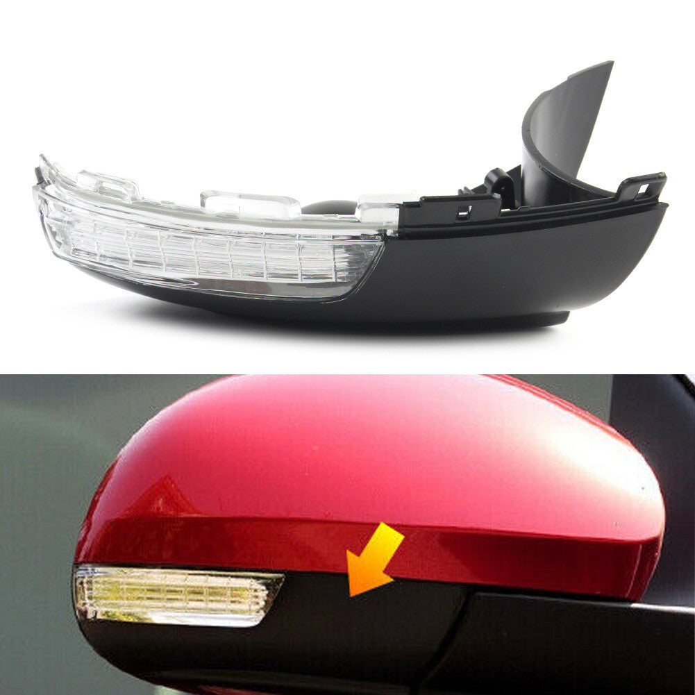 Right Side Rear View Mirror Turn Signal Light Fit for VW for Tiguan 2008-2016 Black
