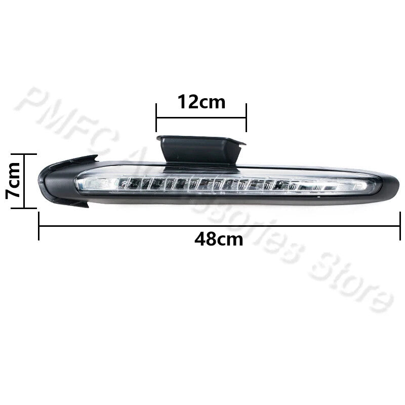 Left LED DRL Daytime Running Light for Porsche for Cayenne 958 Turbo Style 2011-2018