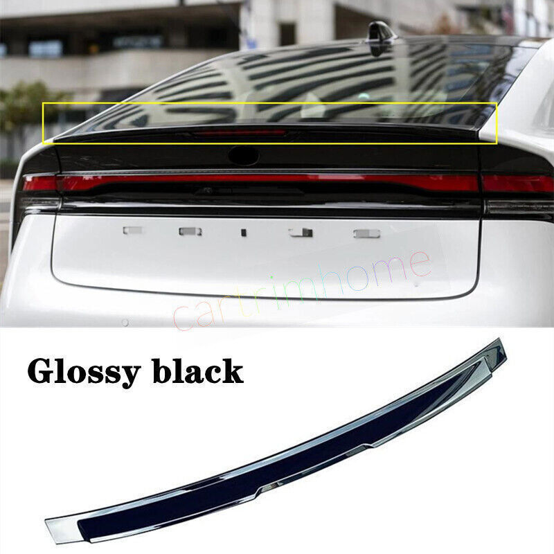 Rear Trunk Spoiler Tail Wing Lip Black ABS For 2023-2024 for Toyota Prius Hatchback