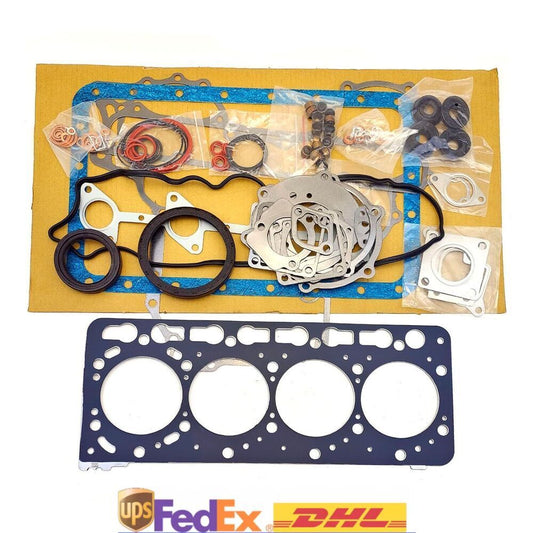 Full Gasket Kit W/Head Gasket for Kubota V3300 Engine Bobcat Skid Steer Loader