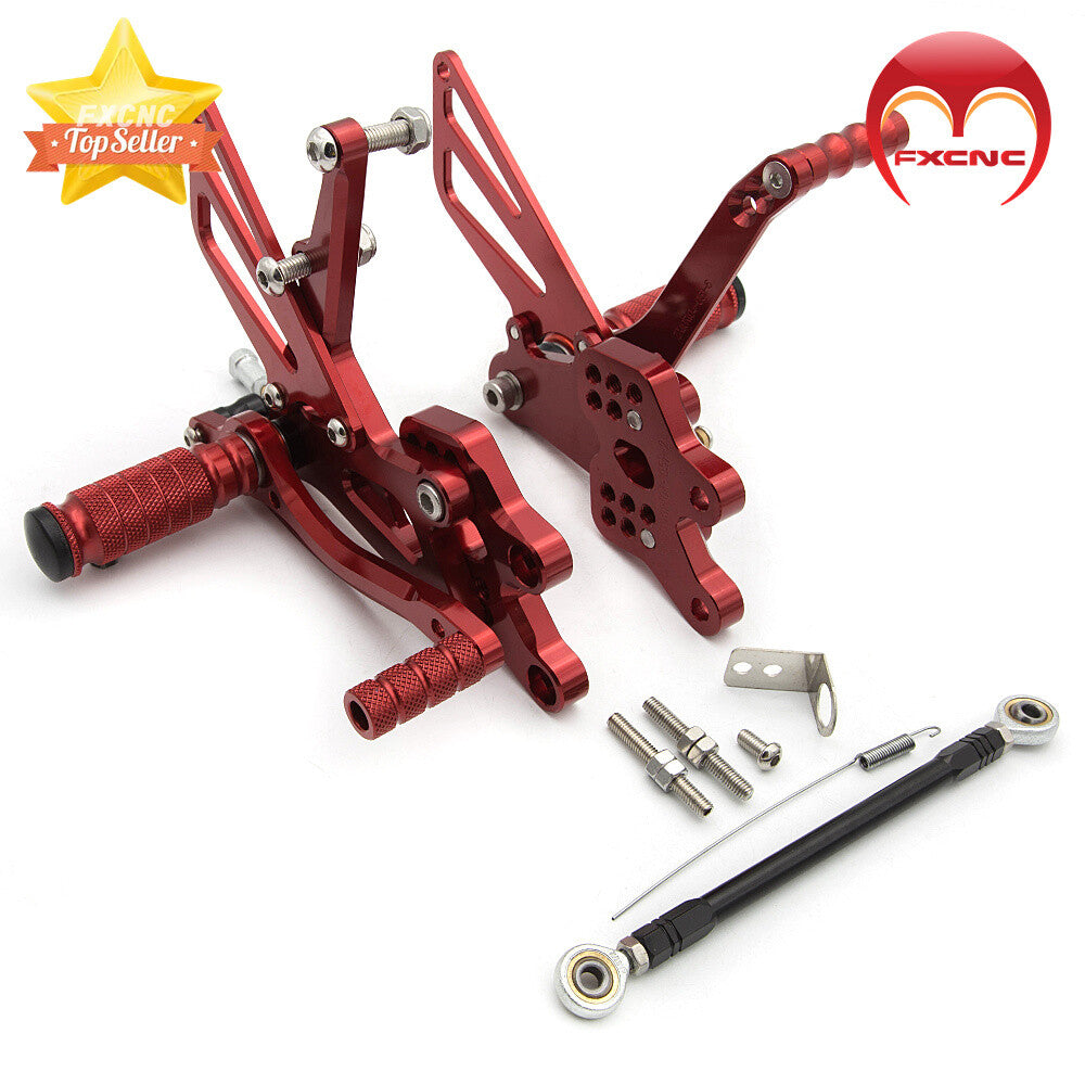 Suitable for Kawasaki ZX10R 2004-2005 CNC adjustable gear footstool, foot spikes, and pedals (GP-).