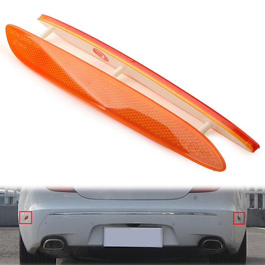 A pair of rear bumper trim side reflectors for Jaguar XJ 2010-2017, 2011, 2015, 2014, 2013