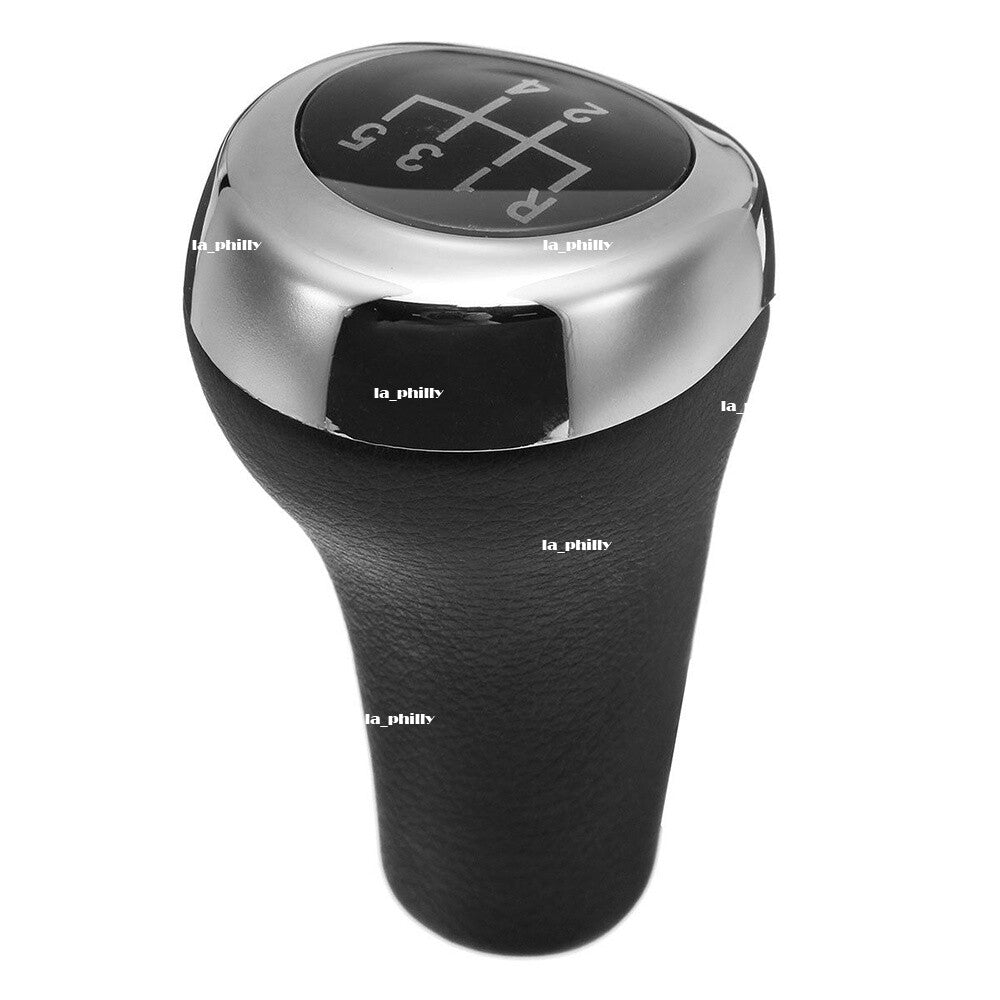 Chrome 5 Speed Gear Shift Knob for BMW 1 3 5 6 Series E46 E53 E60 E61 X1 X3 for X5