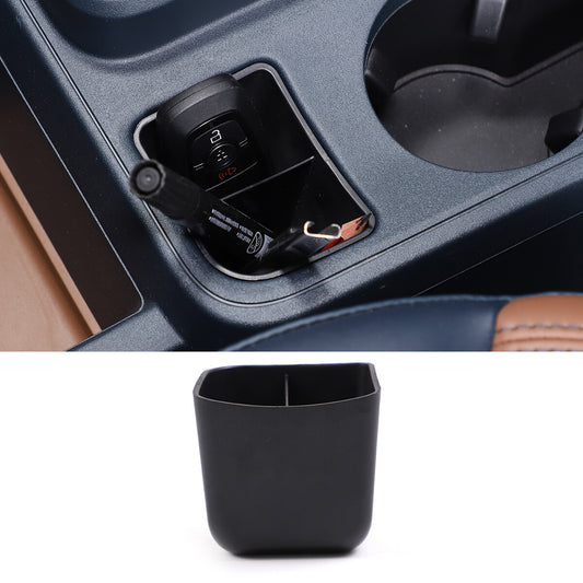 Matte black steering wheel frame cover trim for Toyota Tundr @ 2022-23