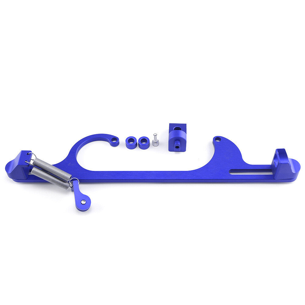 Blue throttle cable holder for 4150 4160 carburetor throttle cable carbohydrate holder