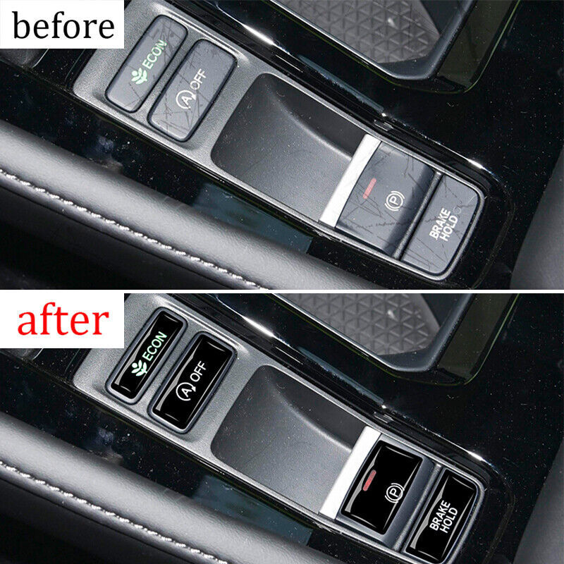 Fit for Honda Accord 11th 2023 up Black Central Console Gear Shift Button Trim