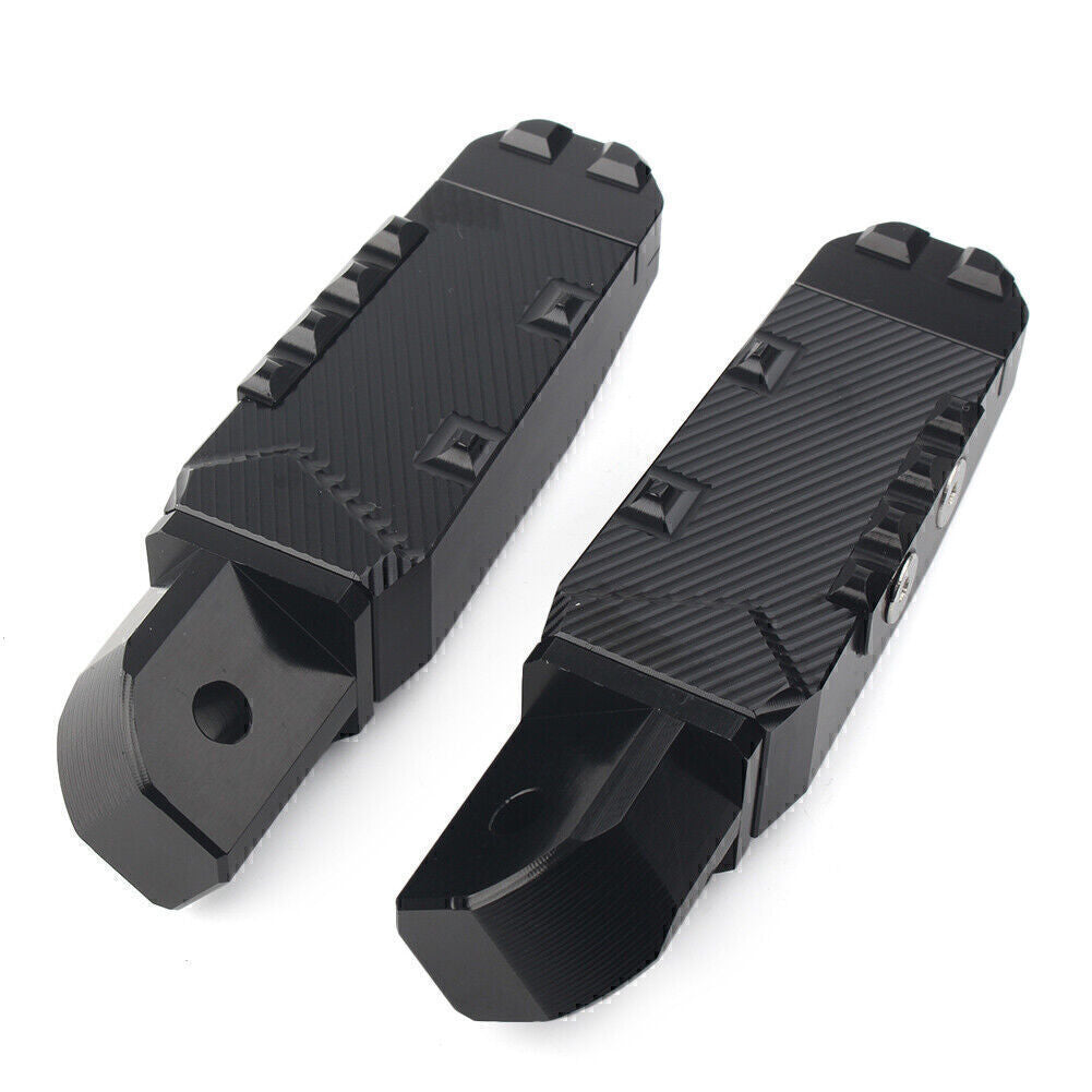 Rear Passenger Footrests Foot Pegs Pedal Pads Fit for Yamaha YZF R1 R6 R1M R1S Black