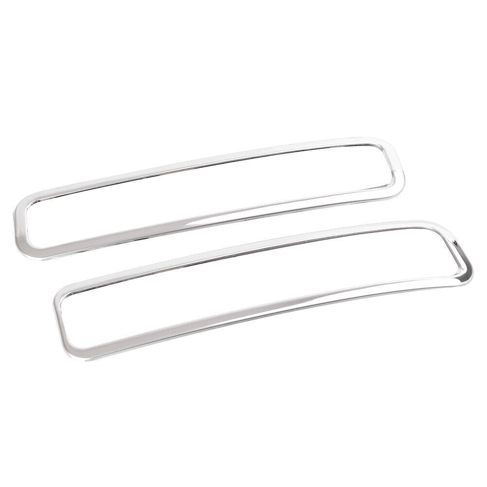for Cadillac SRX 2010-2015 11 Chrome 2x Car Rear Fog Light Lamp Cover Deco Trims